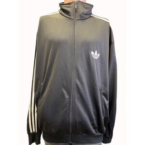 Adidas Men's Black & White Track Athletic Sweater Size XL SKU 6310